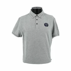 Polos Et Chemises|Polos Et Chemises*Harcour - Polo manches courtes homme Poker Gris