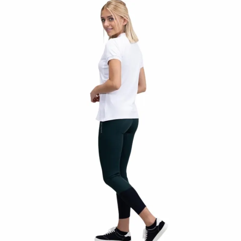 Polos Et Chemises*Harcour - Polo manches courtes femme Pacha Blanc