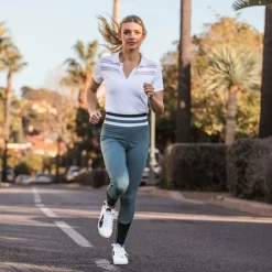 Polos Et Chemises*Harcour - Polo manches courtes femme Punch Blanc