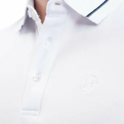 Polos Et Chemises|Polos Et Chemises*Harcour - Polo manches courtes homme Oscar Blanc