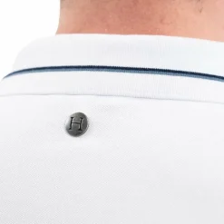 Polos Et Chemises|Polos Et Chemises*Harcour - Polo manches courtes homme Oscar Blanc