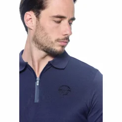 Polos Et Chemises|Polos Et Chemises*Harcour - Polo manches longues homme Pico Marine