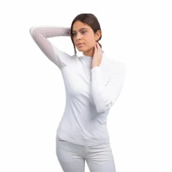Outlet - Polo technique manches longues femme Poris Polos Et Chemises