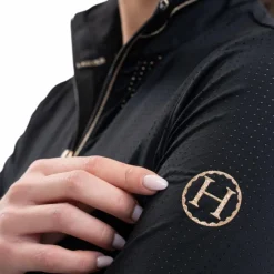 Polos Et Chemises*Harcour - Polo technique manches longues femme Breezi Noir