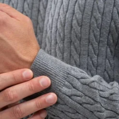 Pulls Et Gilets|Pulls Et Gilets*Harcour - Pull manches longues homme Arthur chiné Gris