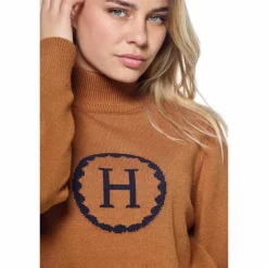 Pulls Et Gilets*Harcour - Pull manches longues femme Plaza golden yellow Jaune