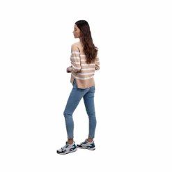 Hot - Pull manches longues femme Swala sable Pulls Et Gilets