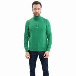 New - Pull manches longues homme Parmo emerald green Pulls Et Gilets|Pulls Et Gilets