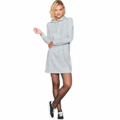 Robes*Harcour - Robe sweat Shad chiné Gris