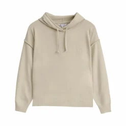 Online - Sweat à capuche manches longues femme Plume lin Pulls Et Gilets