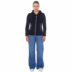 Pulls Et Gilets*Harcour - Sweat à zip manches longues femme Sworm Noir