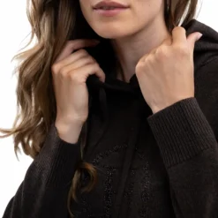 Pulls Et Gilets*Harcour - Sweat en maille femme Aurelia cacao Marron