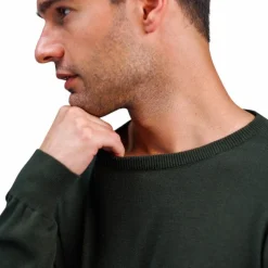 Hot - Sweat homme Paul kaki Pulls Et Gilets|Pulls Et Gilets