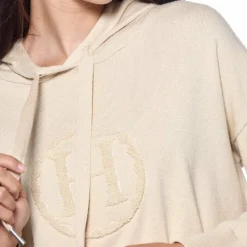 Pulls Et Gilets*Harcour - Sweat manches longues femme Santa ivoire Beige