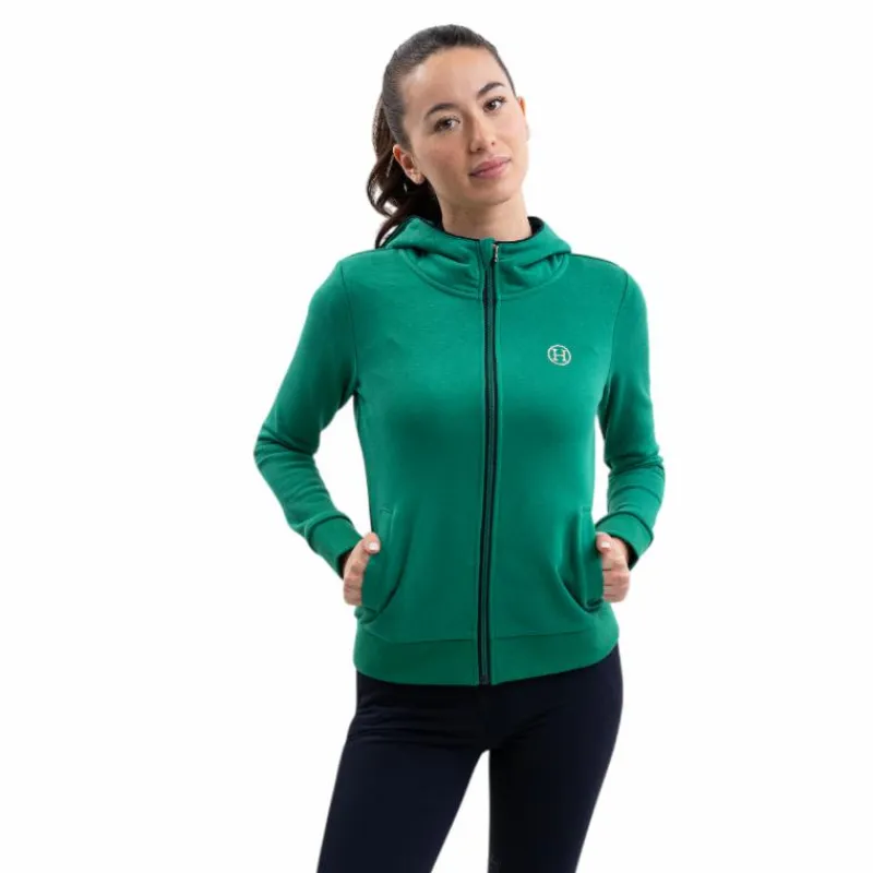 Pulls Et Gilets*Harcour - Sweat manches longues femme Strella emerald green Vert