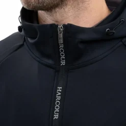 Pulls Et Gilets|Pulls Et Gilets*Harcour - Sweat technique zippé homme Aron Noir