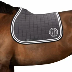 Tapis De Selle Poneys|Tapis De Selle*Harcour - Tapis de selle Soft ardoise Gris