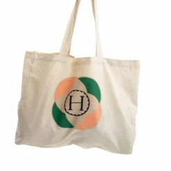 Sacs Lifestyle*Harcour - Totebag casual Bertille naturel/ fleurs Beige