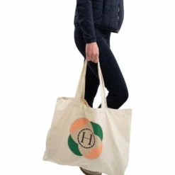 Sacs Lifestyle*Harcour - Totebag casual Bertille naturel/ fleurs Beige