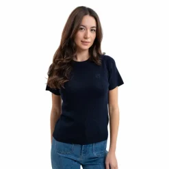 T-Shirts Et Baselayers*Harcour - T-shirt manches courtes femme Tzimi Marine