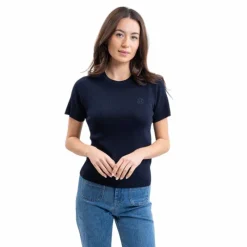 T-Shirts Et Baselayers*Harcour - T-shirt manches courtes femme Tzimi Marine