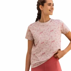 T-Shirts Et Baselayers*Harcour - T-shirt manches courtes femme Tabatha JouyPink Rose