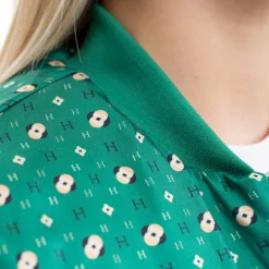 Sale - Veste bombers femme Boecia emerald green Blousons Et Manteaux