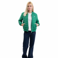 Sale - Veste bombers femme Boecia emerald green Blousons Et Manteaux