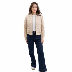 Sale - Veste bombers femme Boecia lin Blousons Et Manteaux