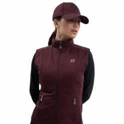 Blousons Et Manteaux*Harcour - Veste sans manches femme Balma aubergine Bordeaux