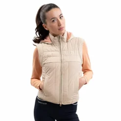 Blousons Et Manteaux*Harcour - Veste sans manches femme Berla lin Beige