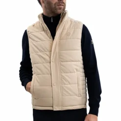 Blousons Et Manteaux|Blousons Et Manteaux*Harcour - Veste sans manches homme Boston lin Beige