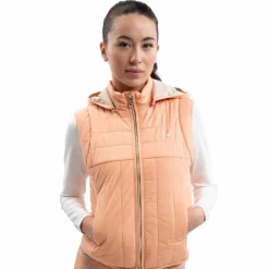 Clearance - Veste sans manches femme Berla abricot Blousons Et Manteaux