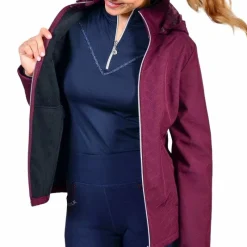 New - Veste softshell femme Jasmin violine Blousons Et Manteaux