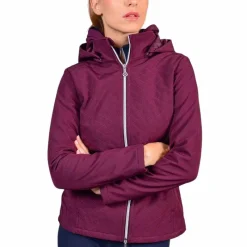 New - Veste softshell femme Jasmin violine Blousons Et Manteaux