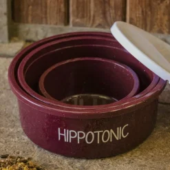 La Graineterie Ohlala*Hippotonic - Bol d'écurie 8L pailleté Bordeaux