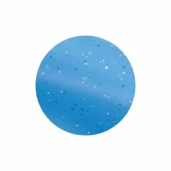 Hot - Etrille métallique ronde fluo pailleté bleu ciel Étrilles