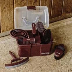 Étrilles*Hippotonic - Etrille pailletée Bordeaux