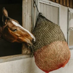 Filets Et Sacs À Foin*Hippotonic - Filet à foin fin et rouge Noir
