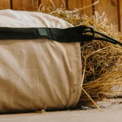 New - Sac à foin de transport écru Filets Et Sacs À Foin