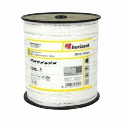 Le Paddock Ohlala*Horizont - Ruban Farmer 40mm/200m blanc