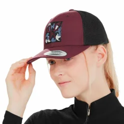 Casquettes/ Chapeaux*Horse Pilot - Casquette Trucker winetasting Prune