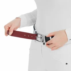 Ceintures*Horse Pilot - Ceinture Veggie navy/ burgundy Marine