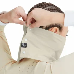 Tours De Cou*Horse Pilot - Col protection visage Aero face scarf sand Beige