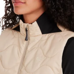 Best - Doudoune sans manches femme Rider Vest latte Blousons Et Manteaux