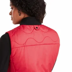 Clearance - Doudoune sans manches femme Rider Vest lipstick Blousons Et Manteaux