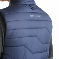 Textile Chauffant|Blousons Et Manteaux*Horse Pilot - Doudoune sans manches homme E-Kelvin (sans batterie) Marine