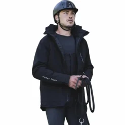 Blousons Et Manteaux|Blousons Et Manteaux*Horse Pilot - Manteau manches longues homme Essential Noir