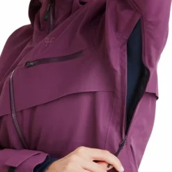 Hot - Manteau manches longues femme Essential dark purple Blousons Et Manteaux