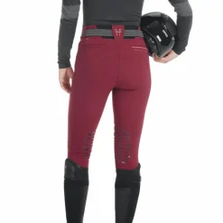 New - Pantalon d'équitation femme X-Design dark red Pantalons D'Équitation